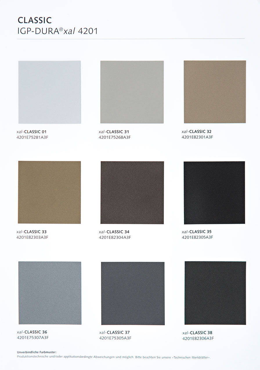 VENTADESIGN Material+Farben